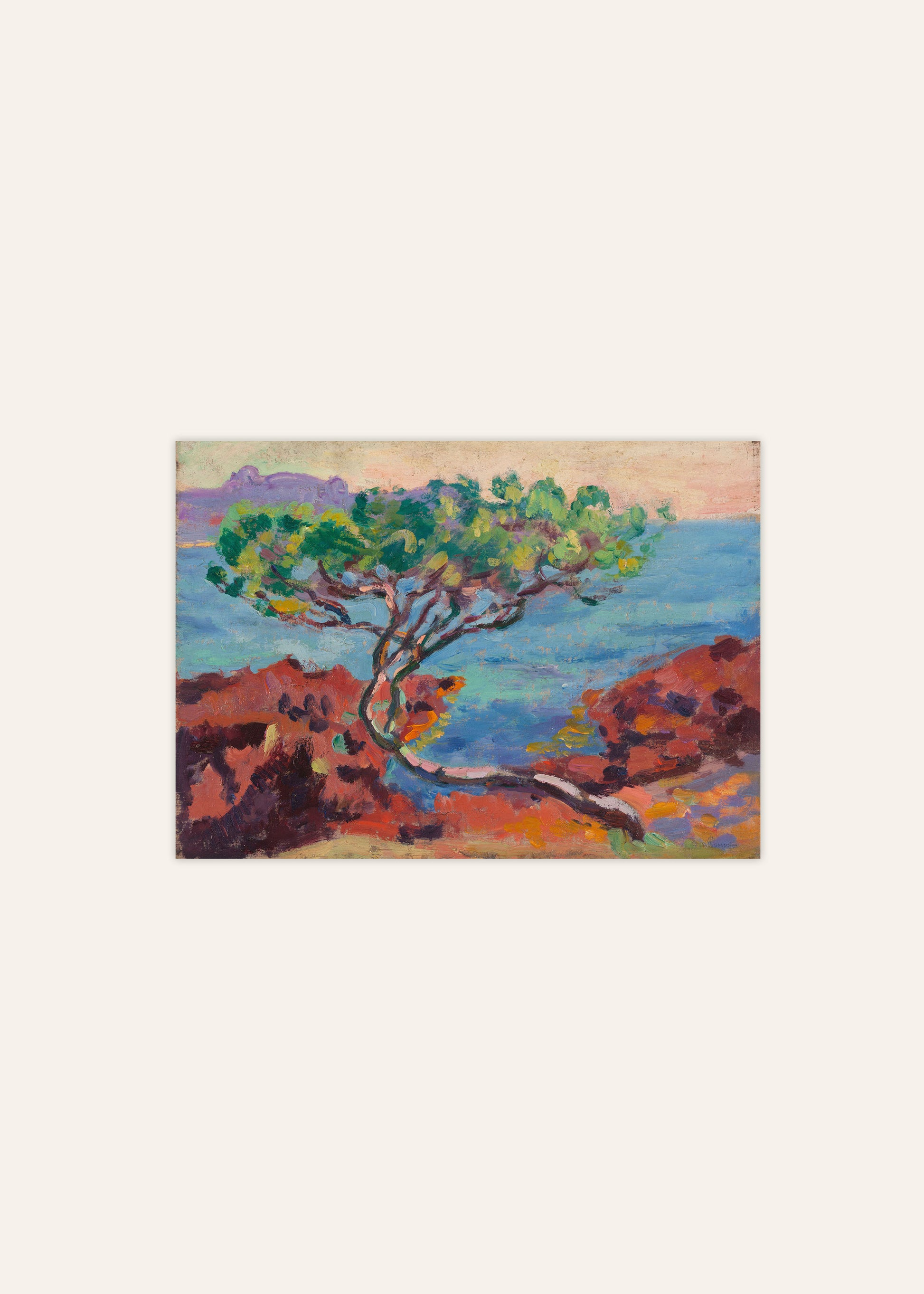 Paysage Maritime Poster