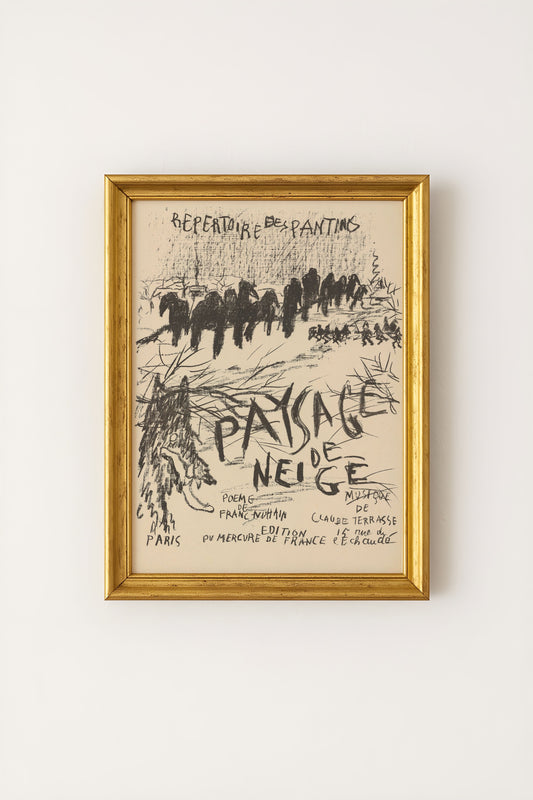 Paysage de Neige Poster