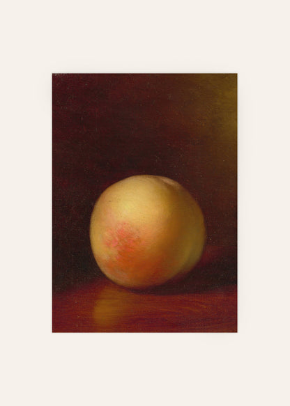 Peach Still Life Poster