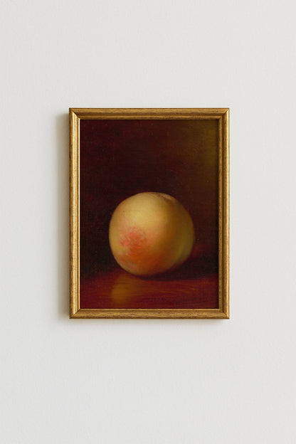 Peach Still Life Poster