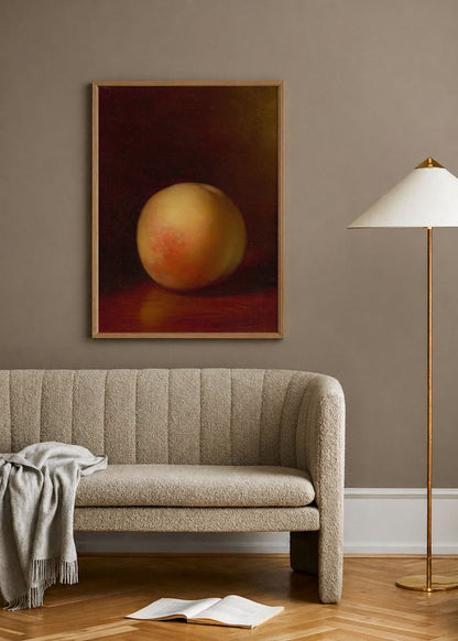 Peach Still Life Poster