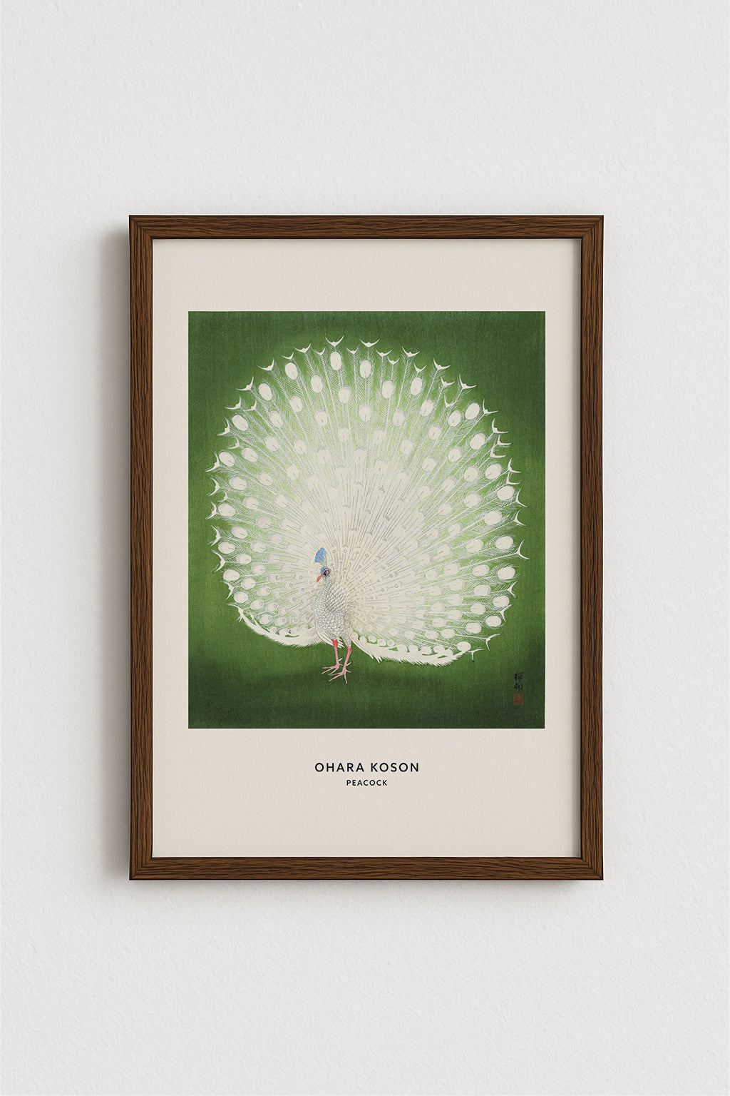 Peacock by Ohara Koson Poster
