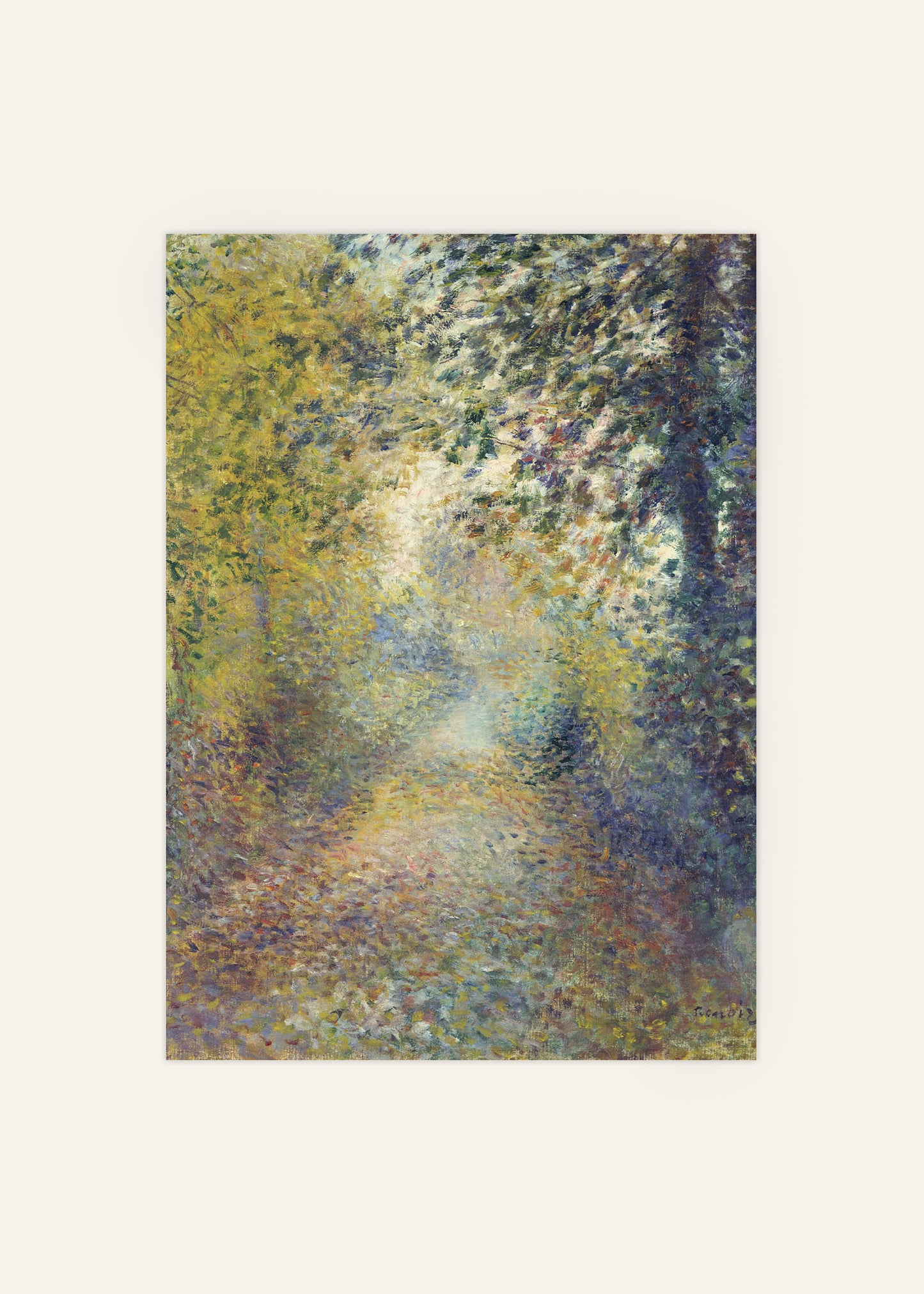 Pierre-Auguste Renoir - In The Woods Poster