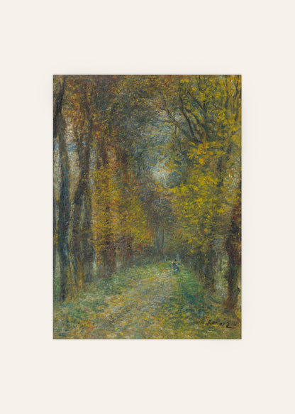 Pierre-Auguste Renoir - L'Allée Couverte Poster