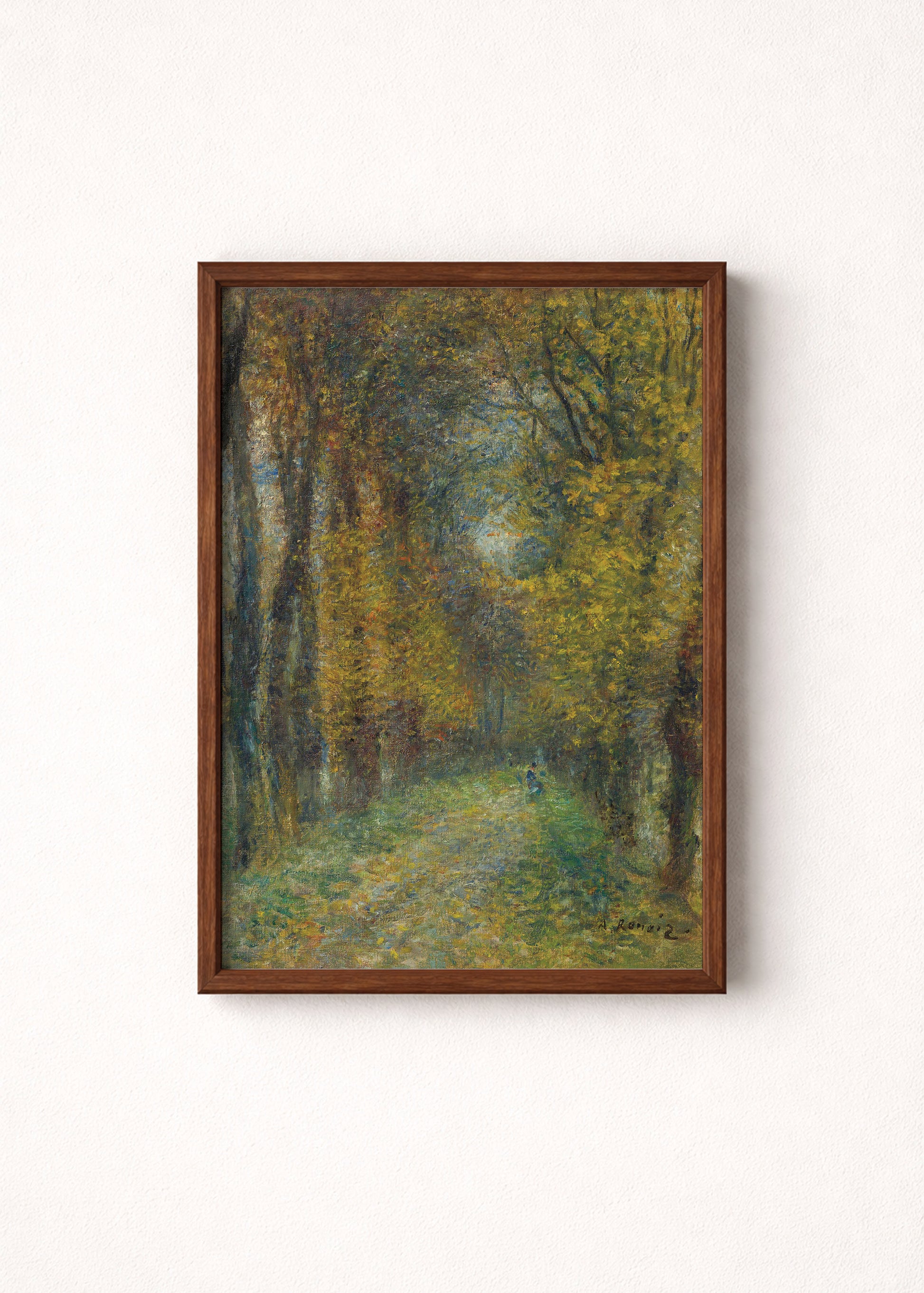 Pierre-Auguste Renoir - L'Allée Couverte Poster