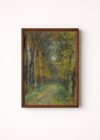 Pierre-Auguste Renoir - L'Allée Couverte Poster