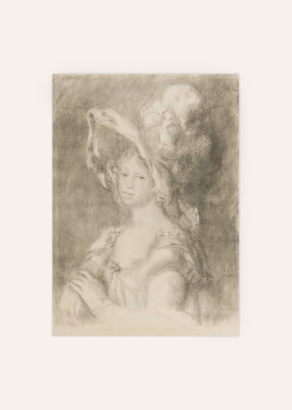 Pierre-Auguste Renoir - Mademoiselle Dieterle Poster