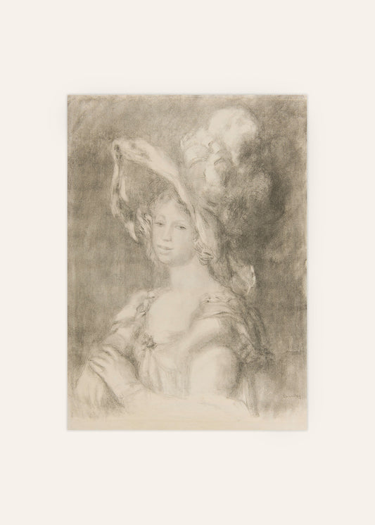 Pierre-Auguste Renoir - Mademoiselle Dieterle Poster