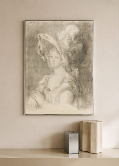 Pierre-Auguste Renoir - Mademoiselle Dieterle Poster
