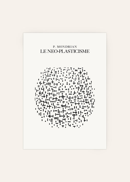 Piet Mondrian Le Neo-Plasticisme Poster