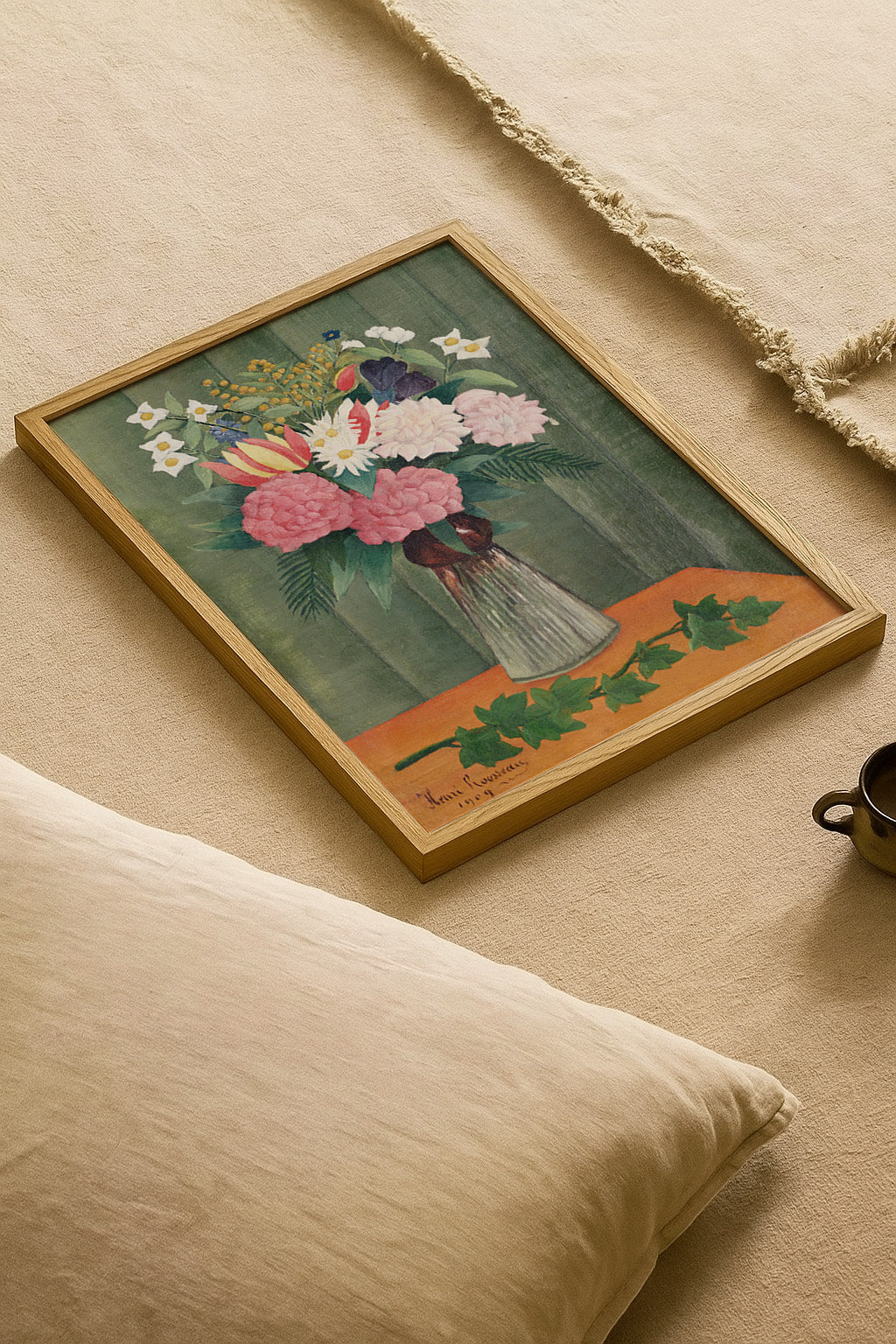 Henri Rousseau Flowers in a Vase Poster