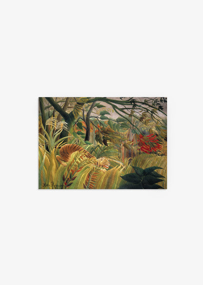 Henri Rousseau - Tiger in a Tropical Storm Poster