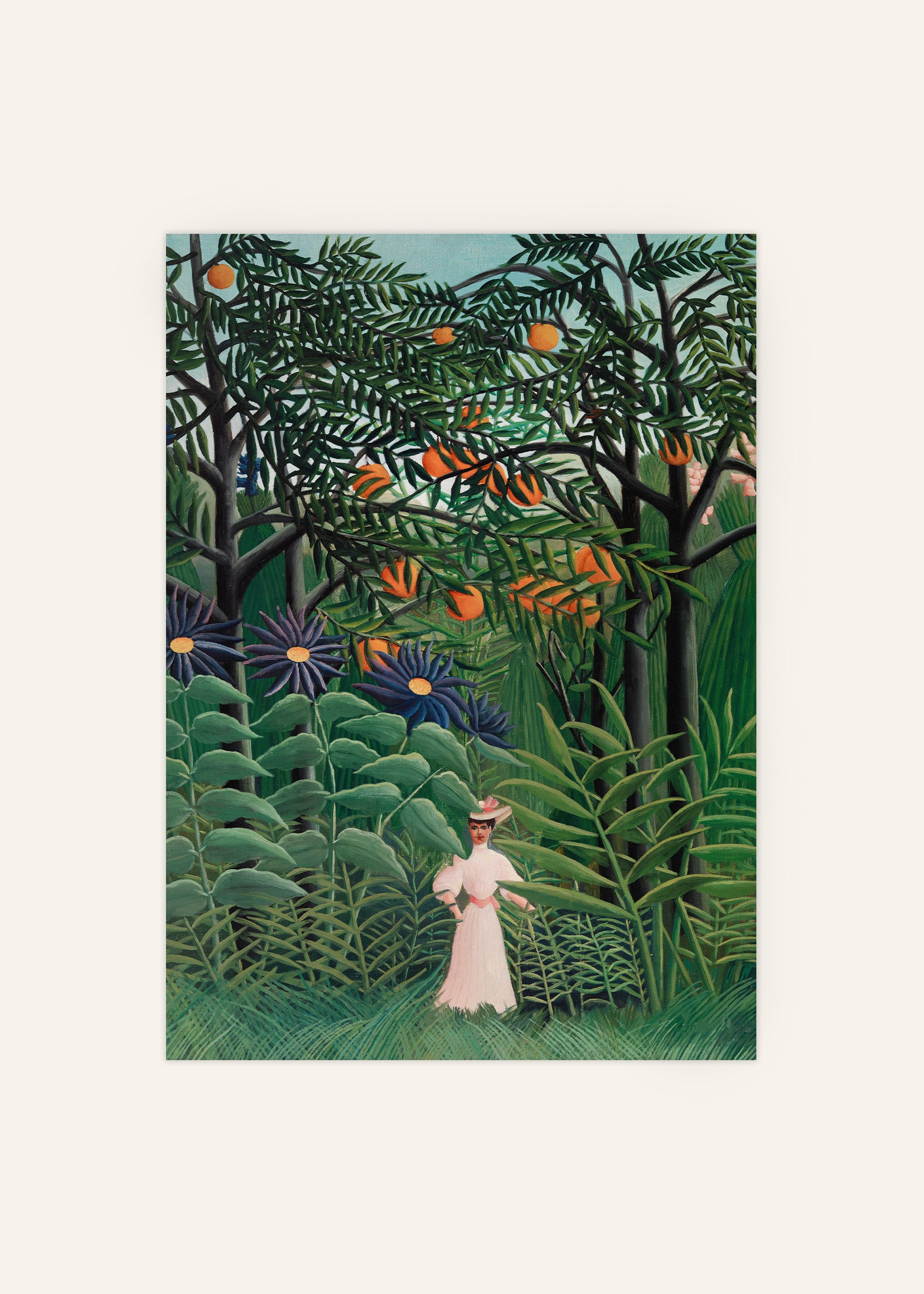 Henri Rousseau - Woman Walking in an Exotic Forest Poster