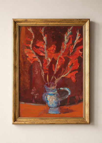 Red Still Life Poster