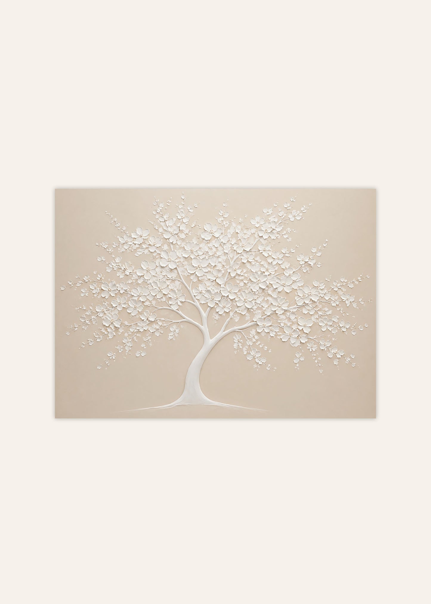 Sculpted Blossom Tree Poster