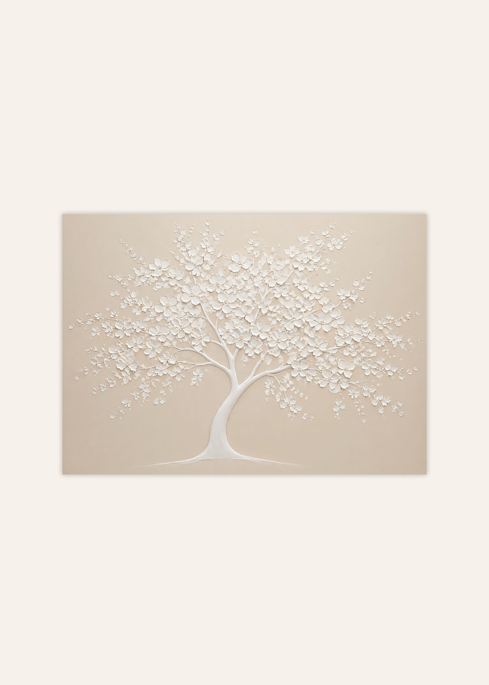Sculpted Blossom Tree Poster