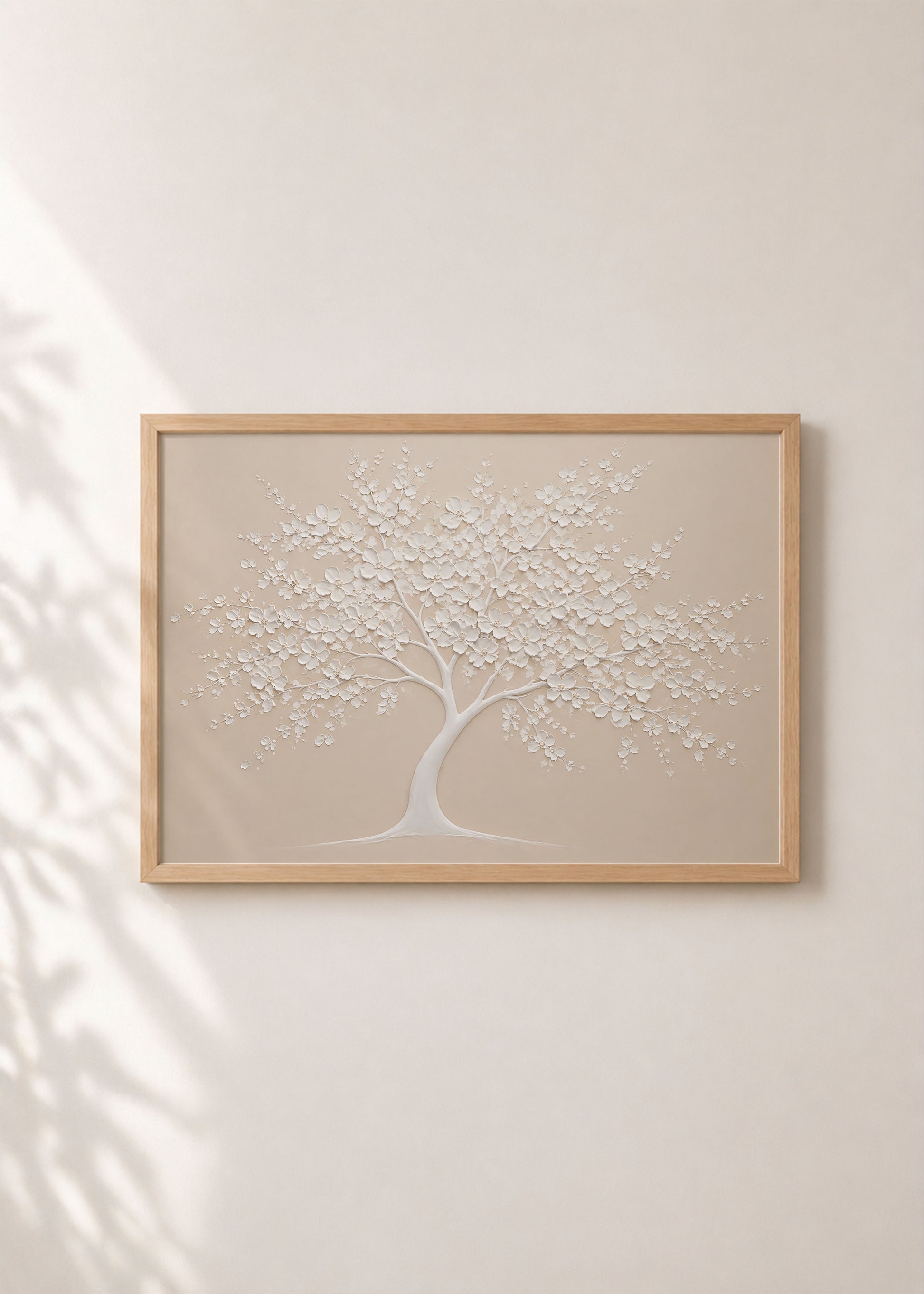 Sculpted Blossom Tree Poster
