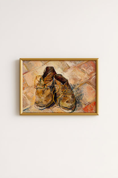 Shoes by Vincent Van Gogh Poster