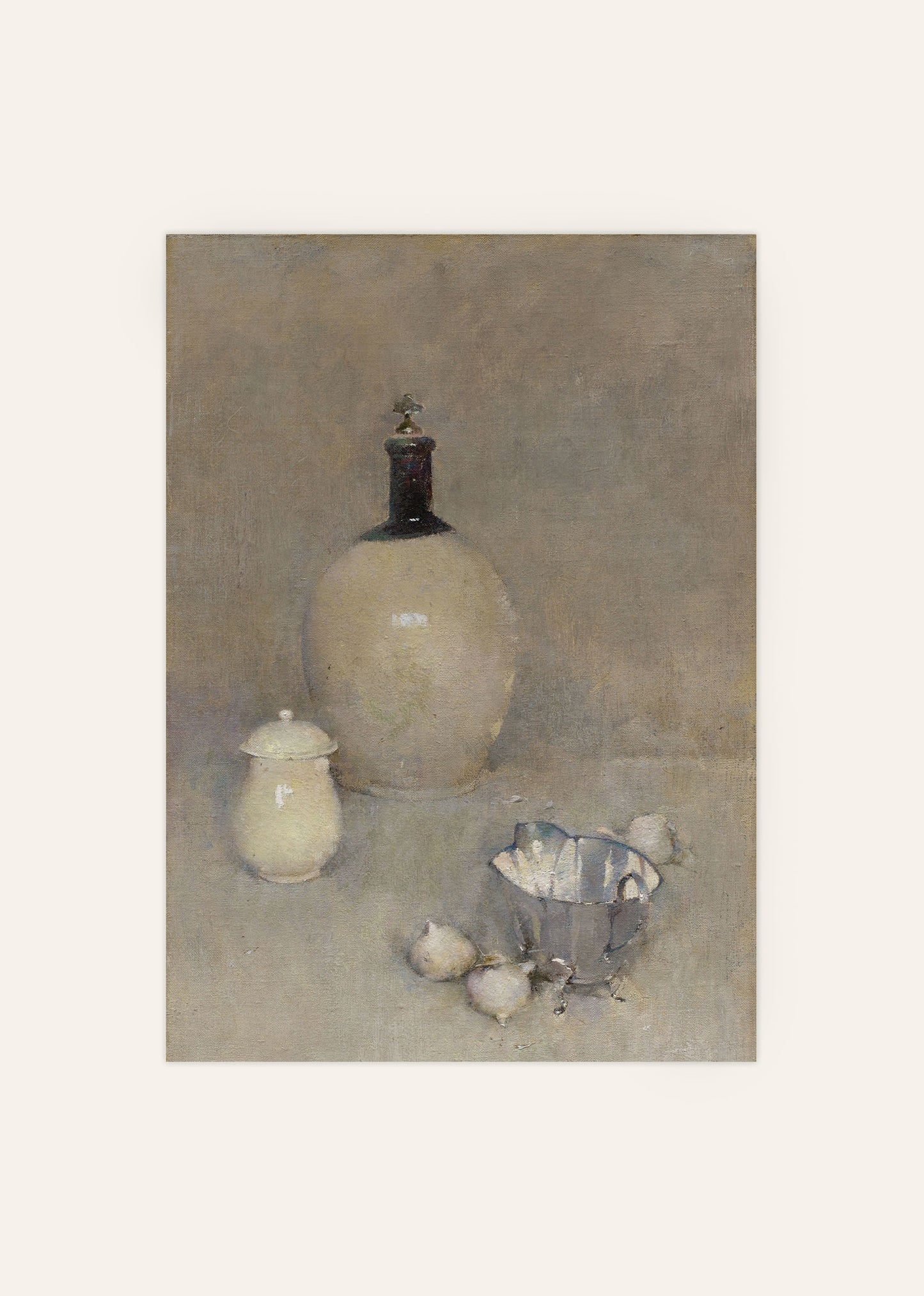 Still Life With Vase and Pots Print