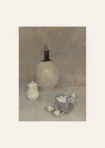 Still Life With Vase and Pots Print