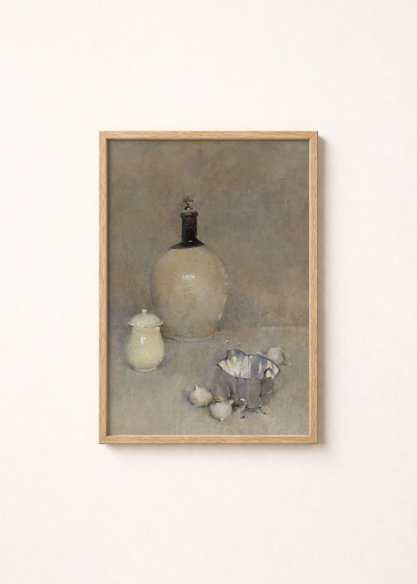 Still Life With Vase and Pots Print