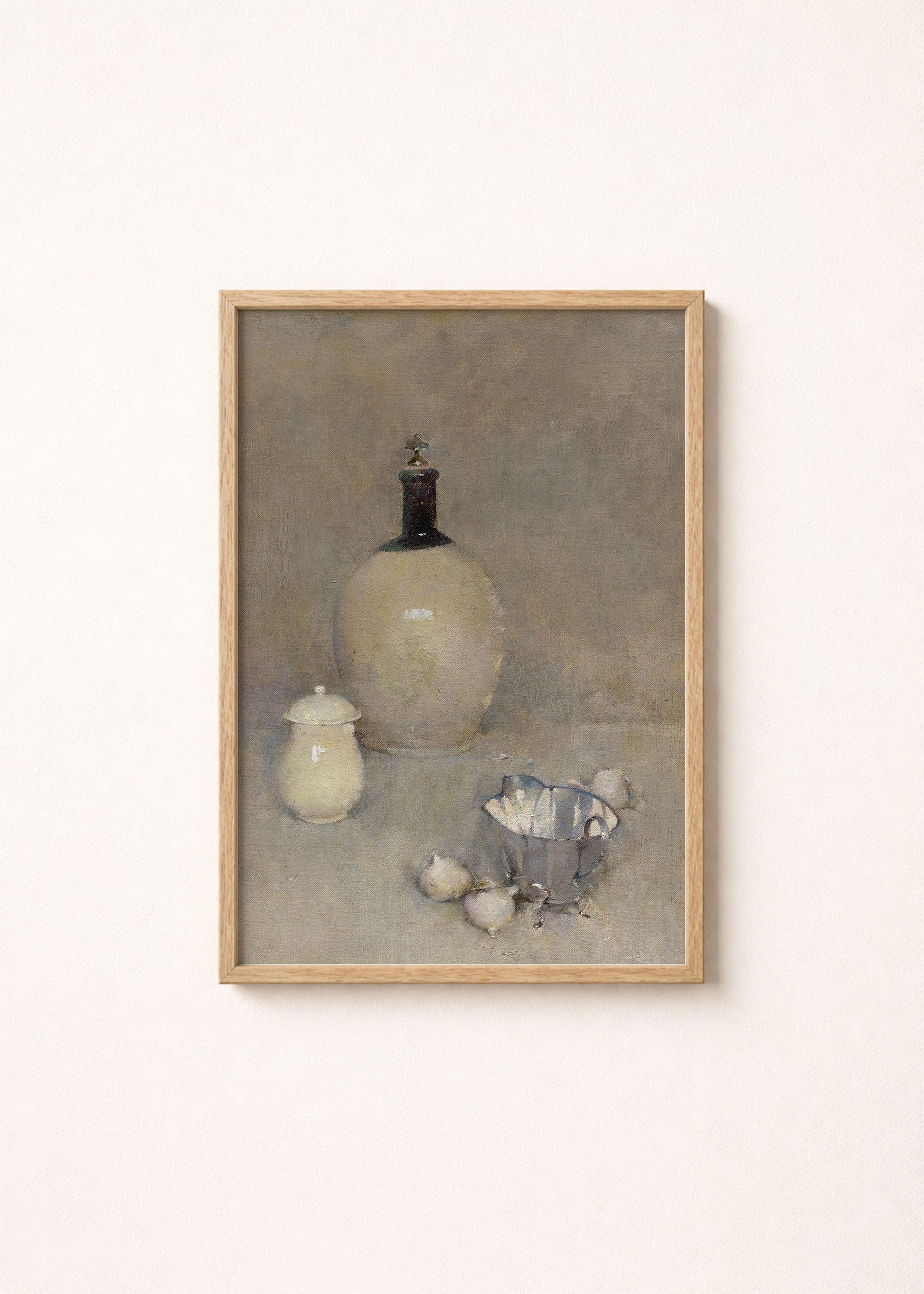 Still Life With Vase and Pots Print