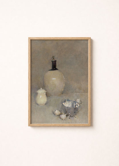 Still Life With Vase and Pots Print