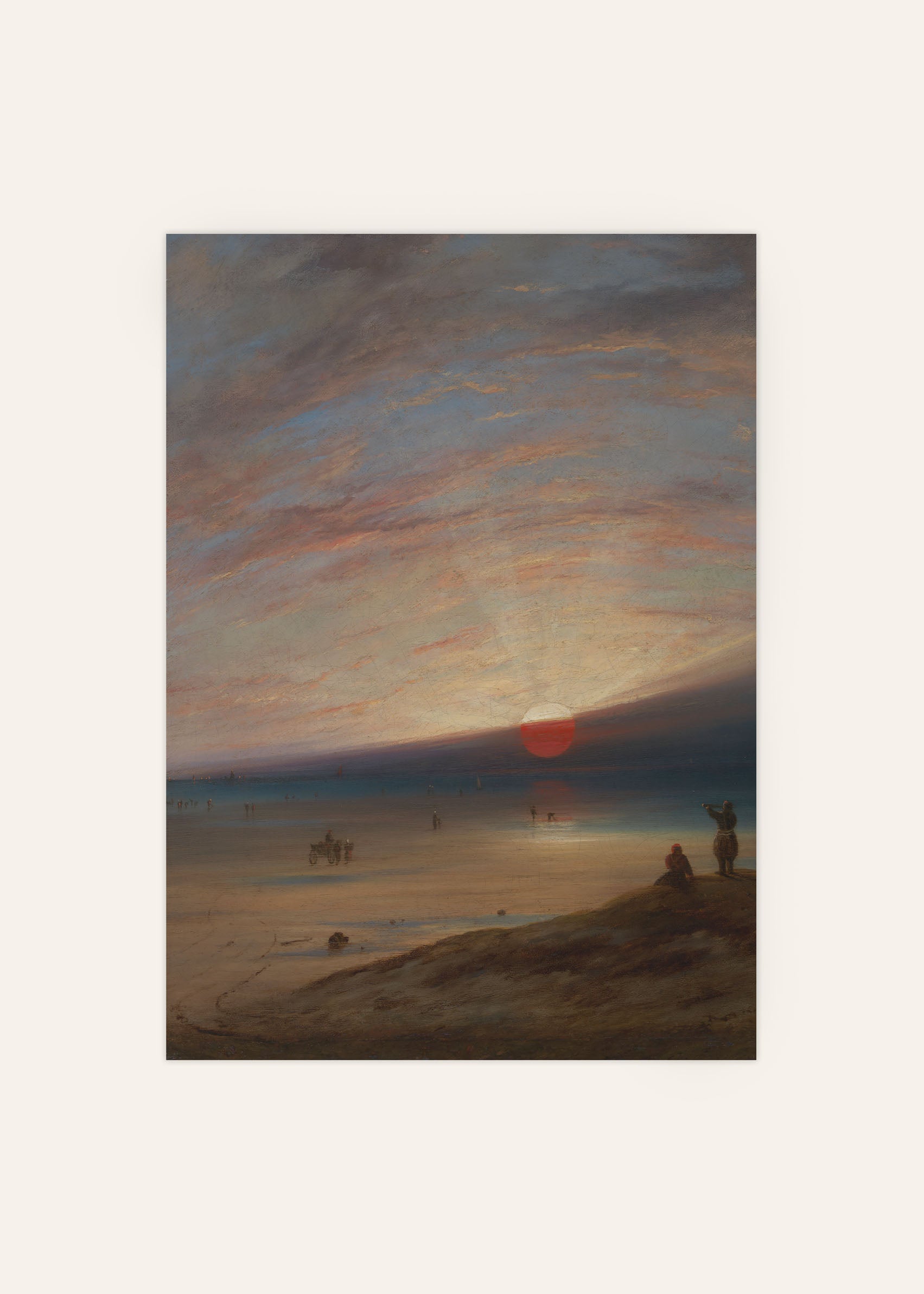 Sunset on the Beach Poster