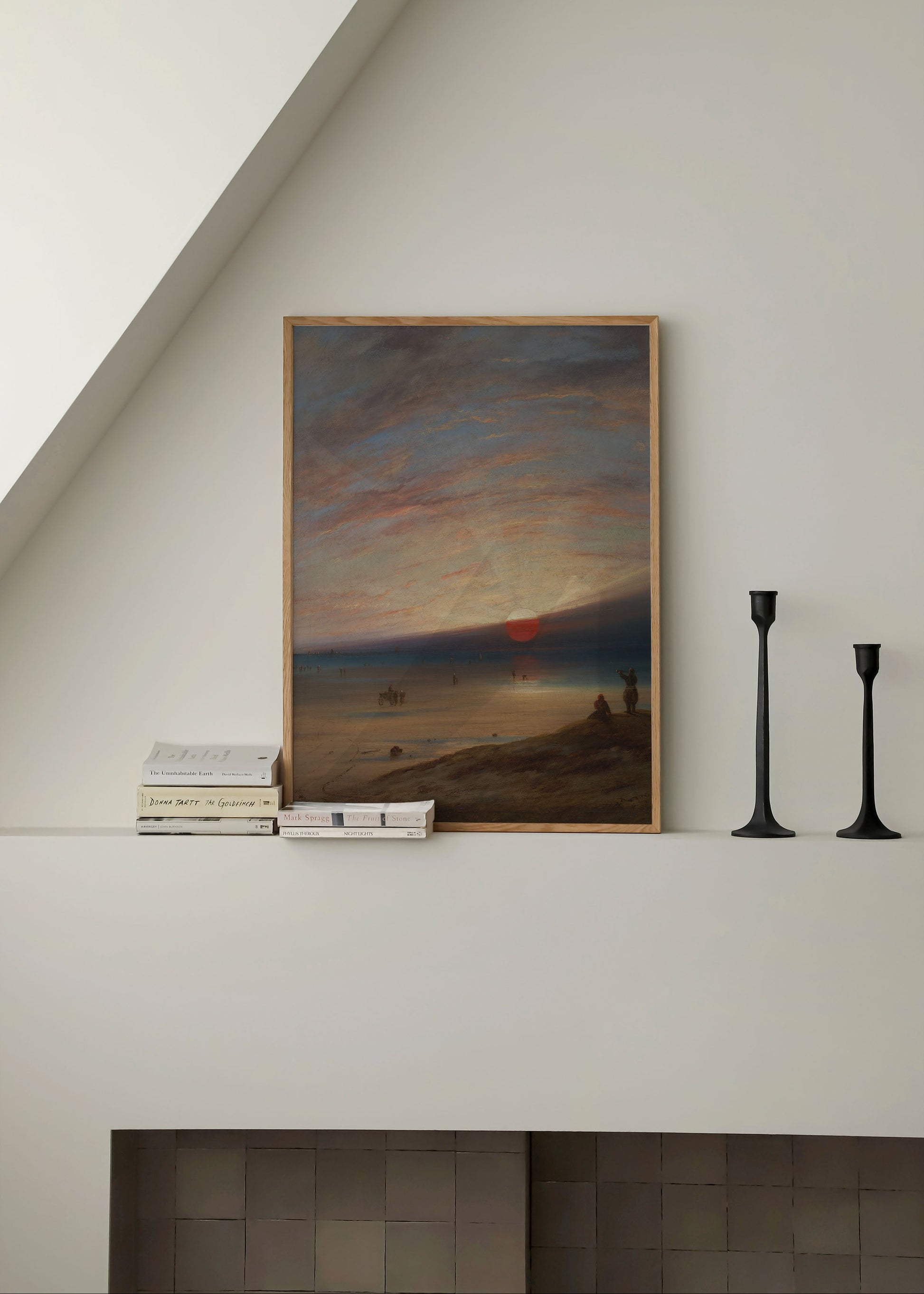 Sunset on the Beach Poster