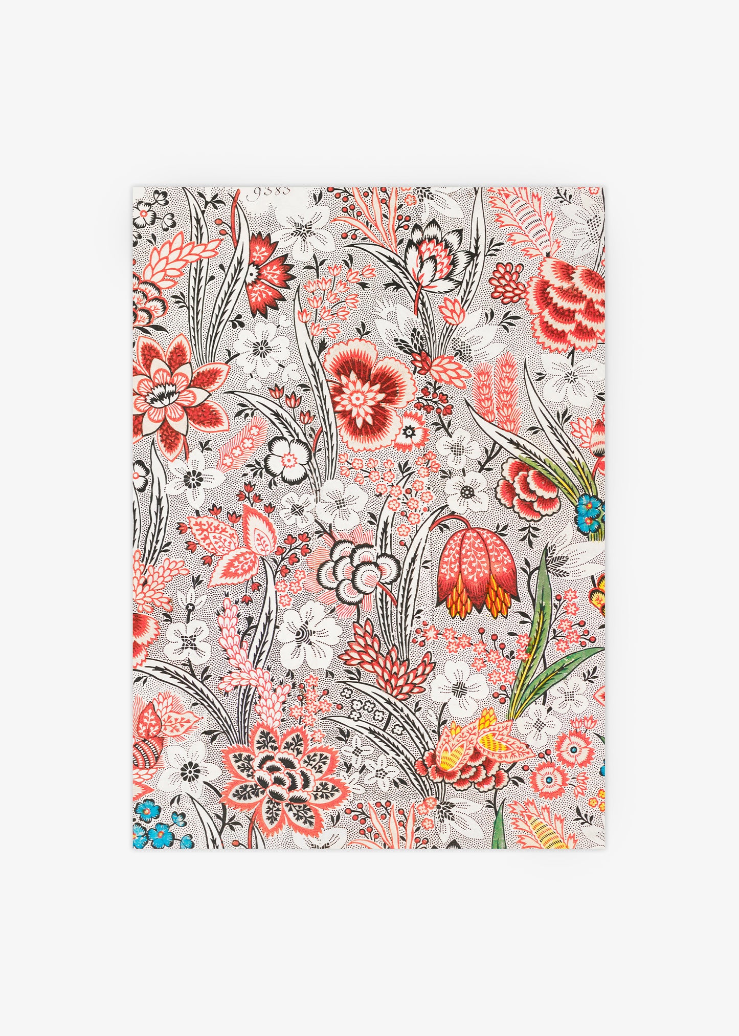 Allover Floral Fabric Poster