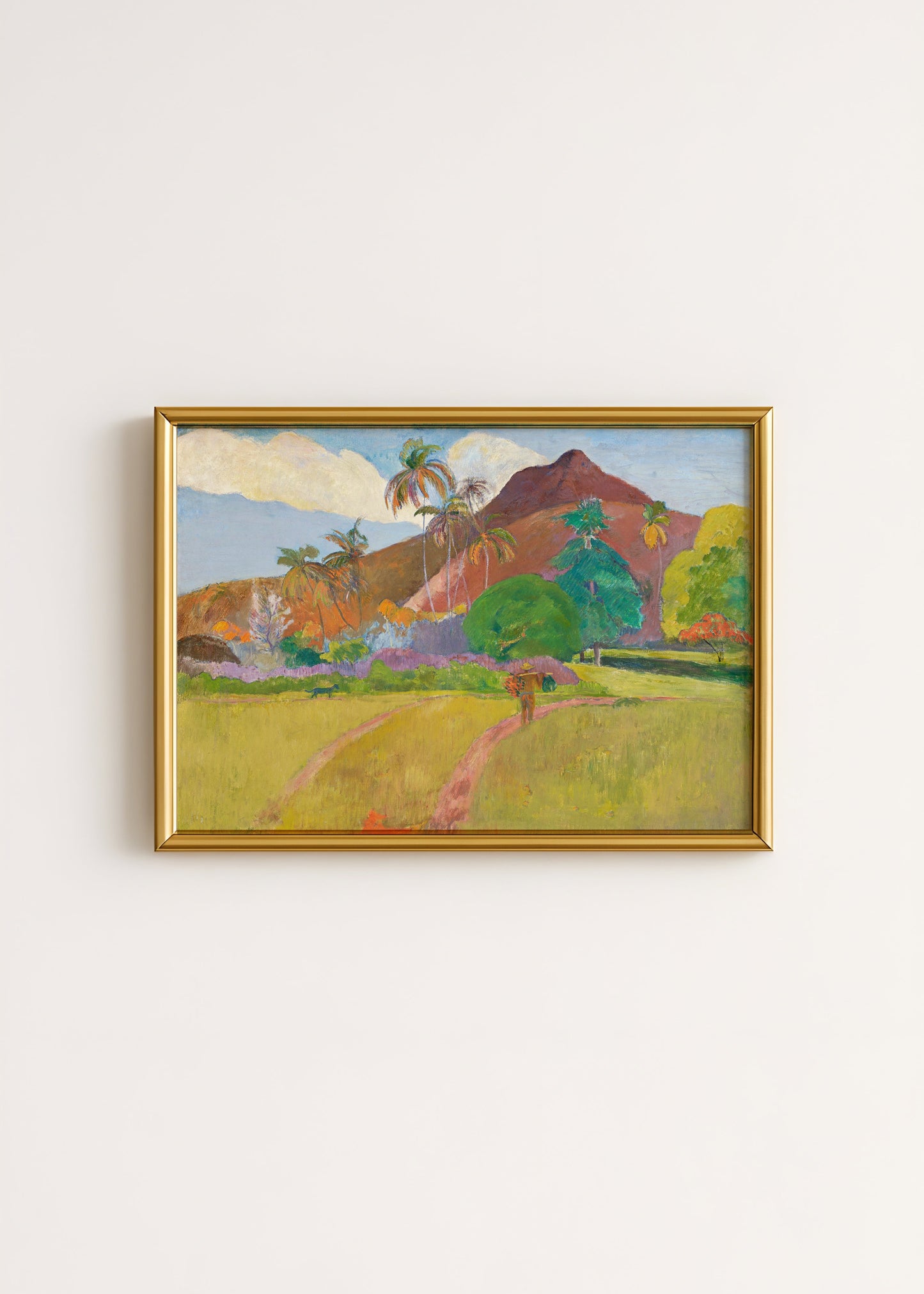 Tahitian Landscape Poster by Paul Gauguin