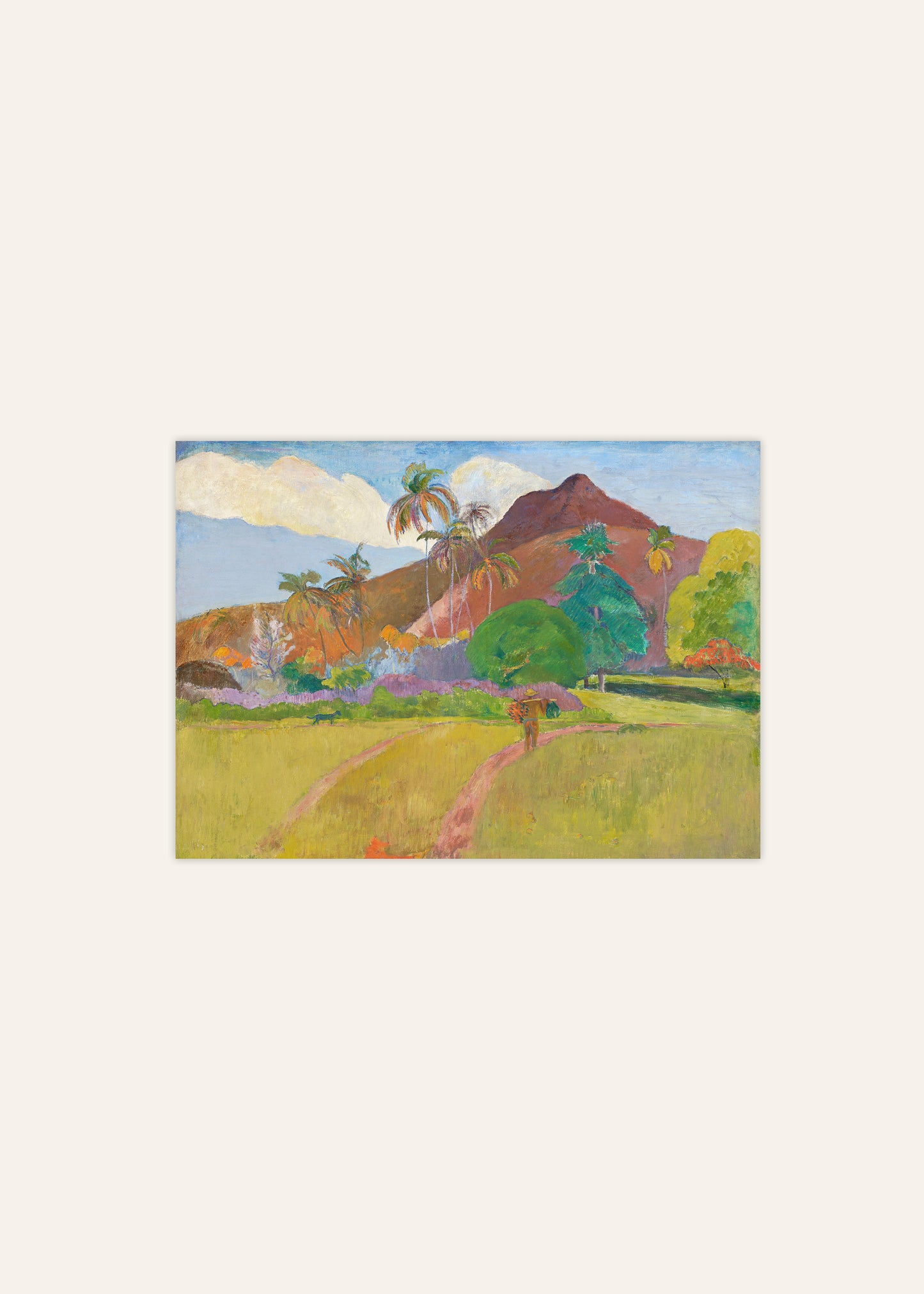 Tahitian Landscape Poster by Paul Gauguin