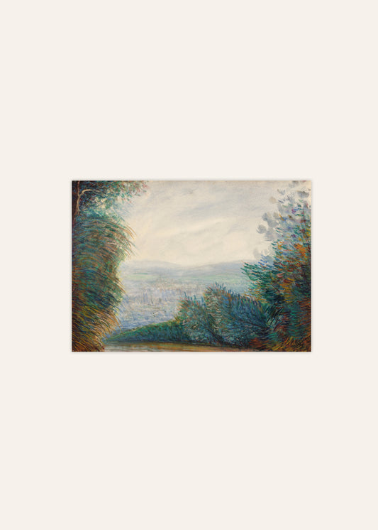 The Auvers Valley On The Oise River Poster Renoir