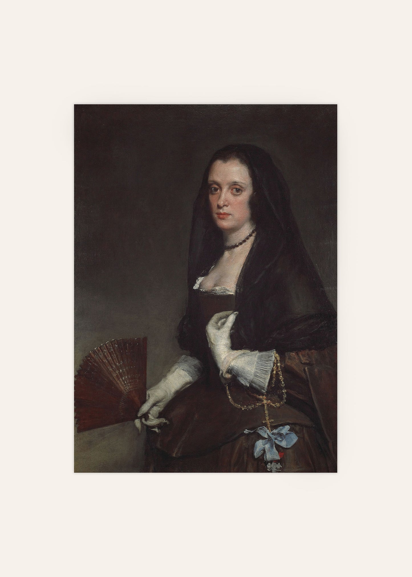 The Lady with a Fan Poster