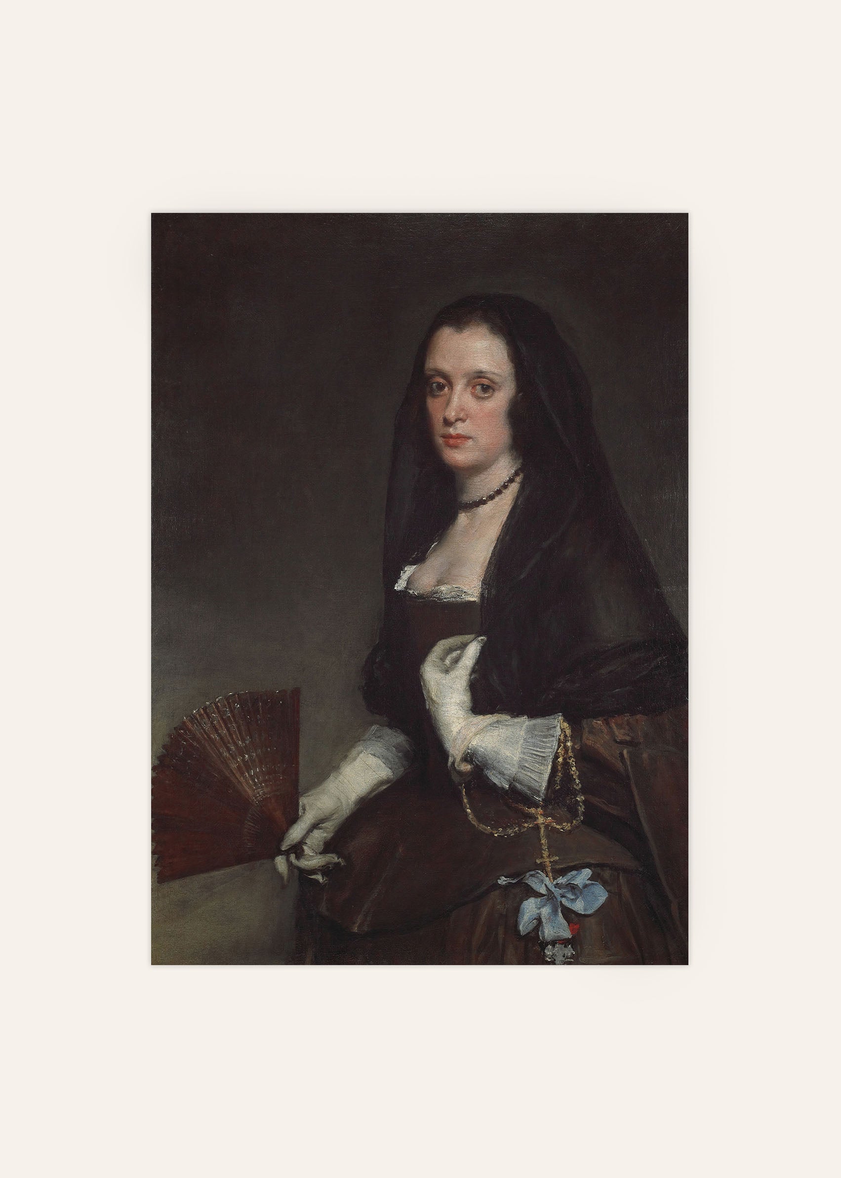 The Lady with a Fan Poster