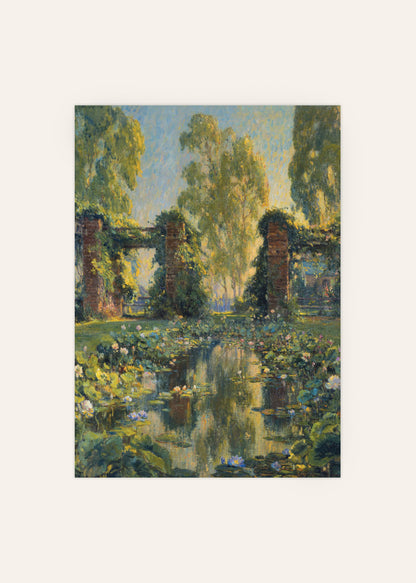 The Lotus Pool Poster