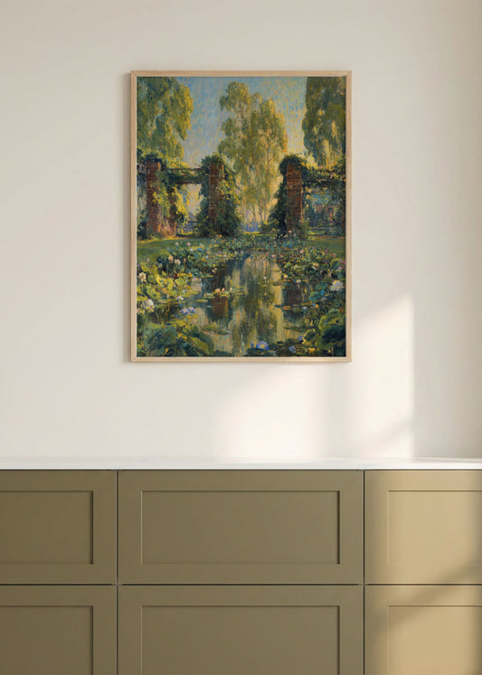 The Lotus Pool Poster