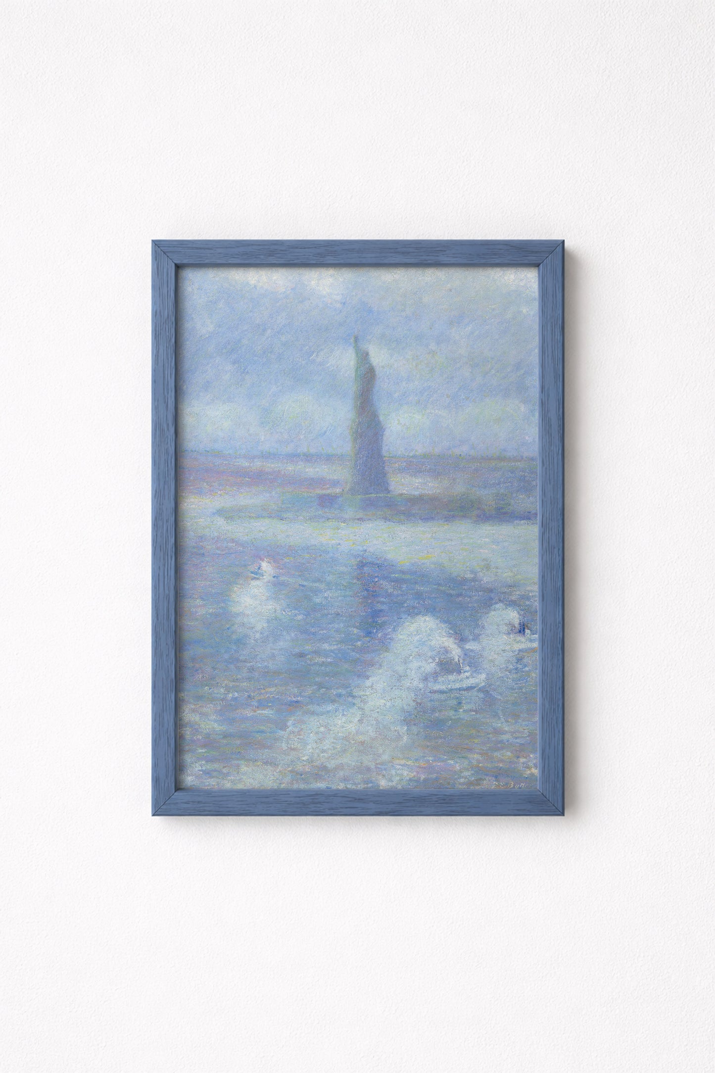 Theodore Earl Butler Statue of Liberty N.Y. in Mist Poster