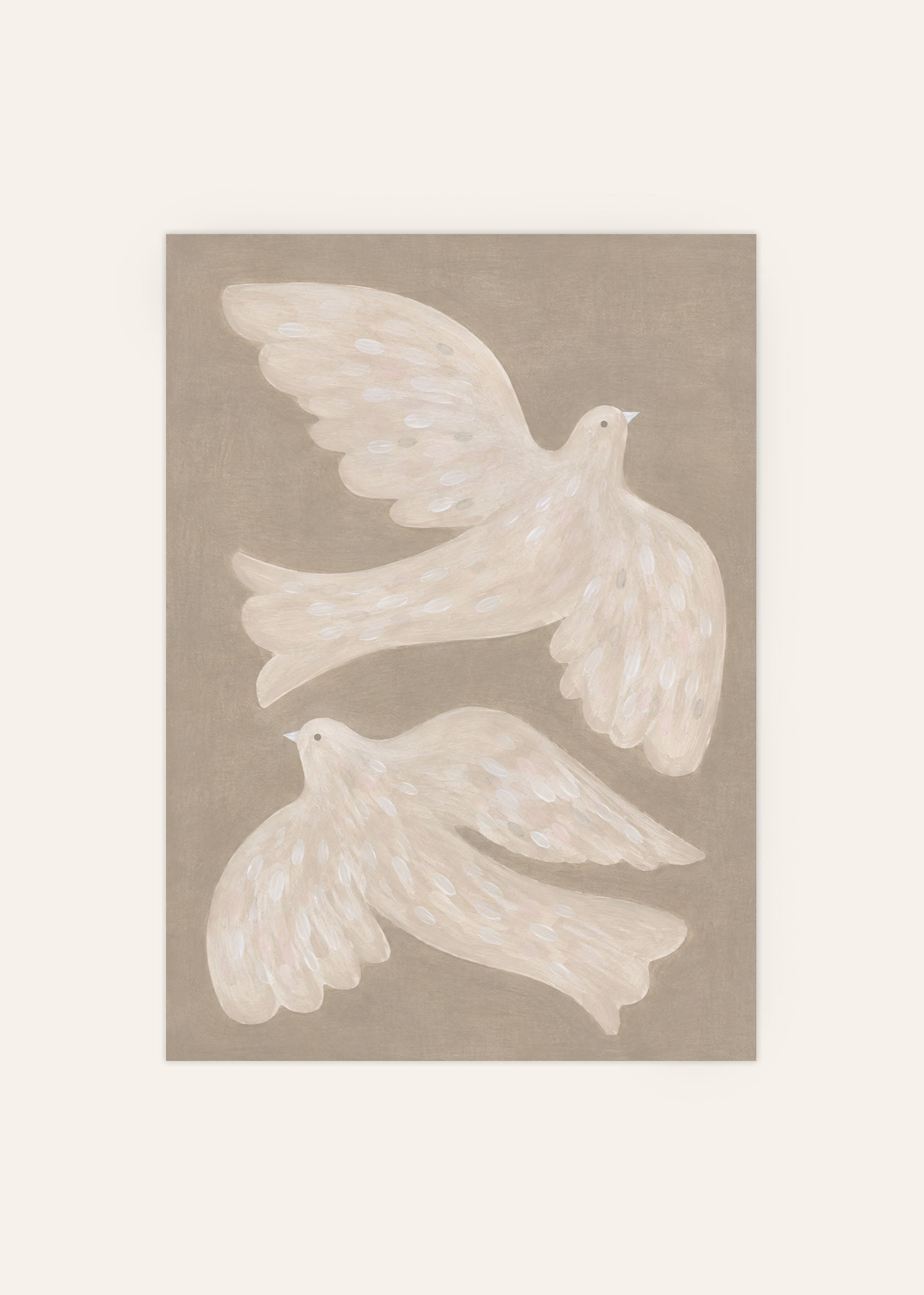 Two Dove Poster