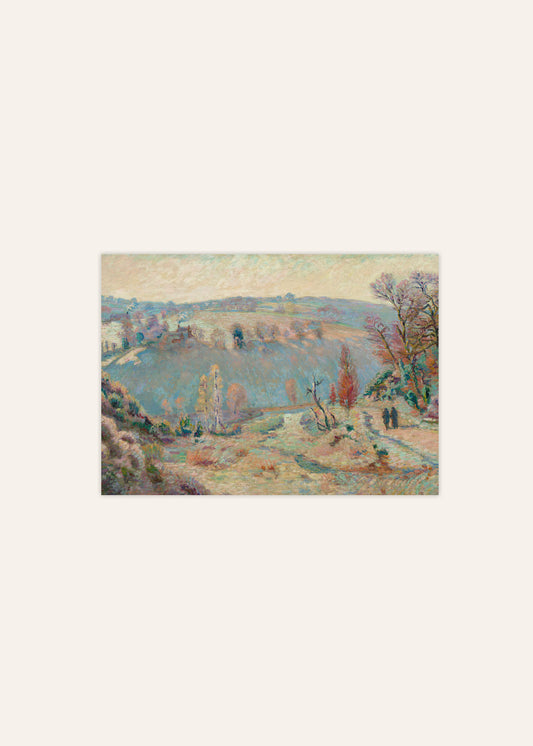 Armand Guillaumin Valley of the Sédelle at Pont Charraud White Frost Poster