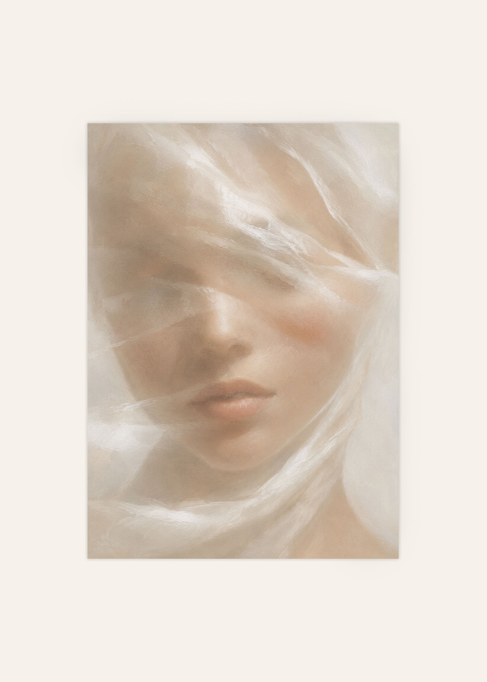 Veiled Woman Poster