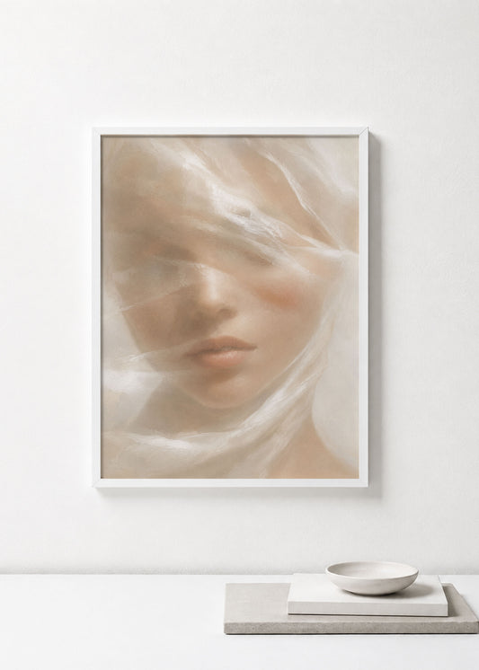 Veiled Woman Poster