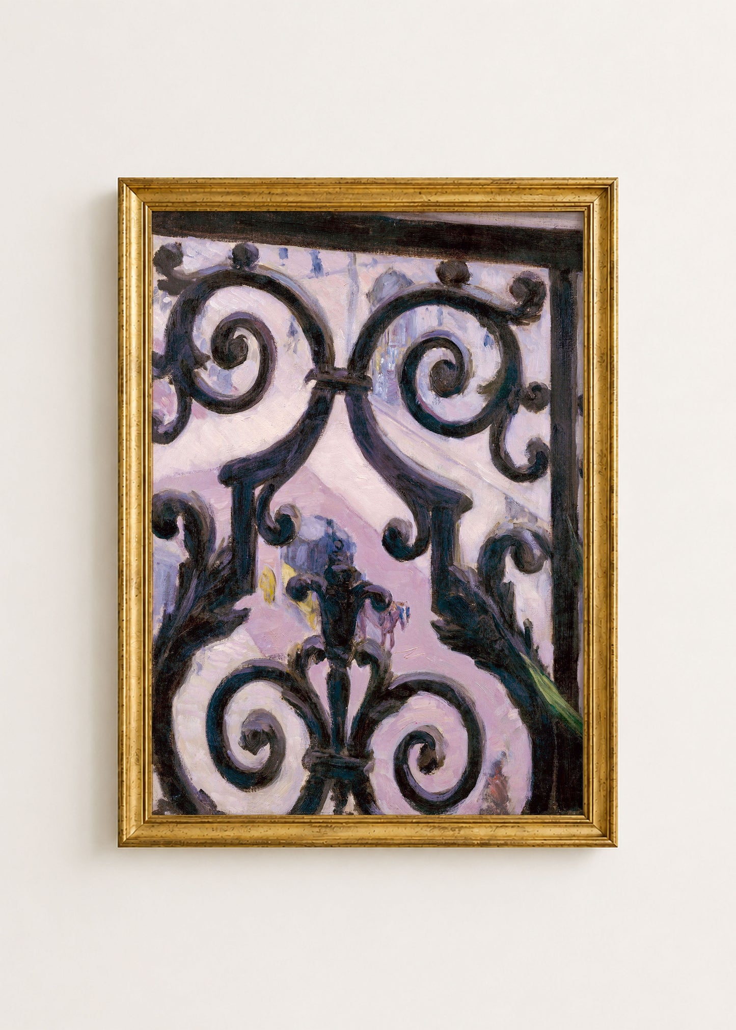View Through French Balcony Poster