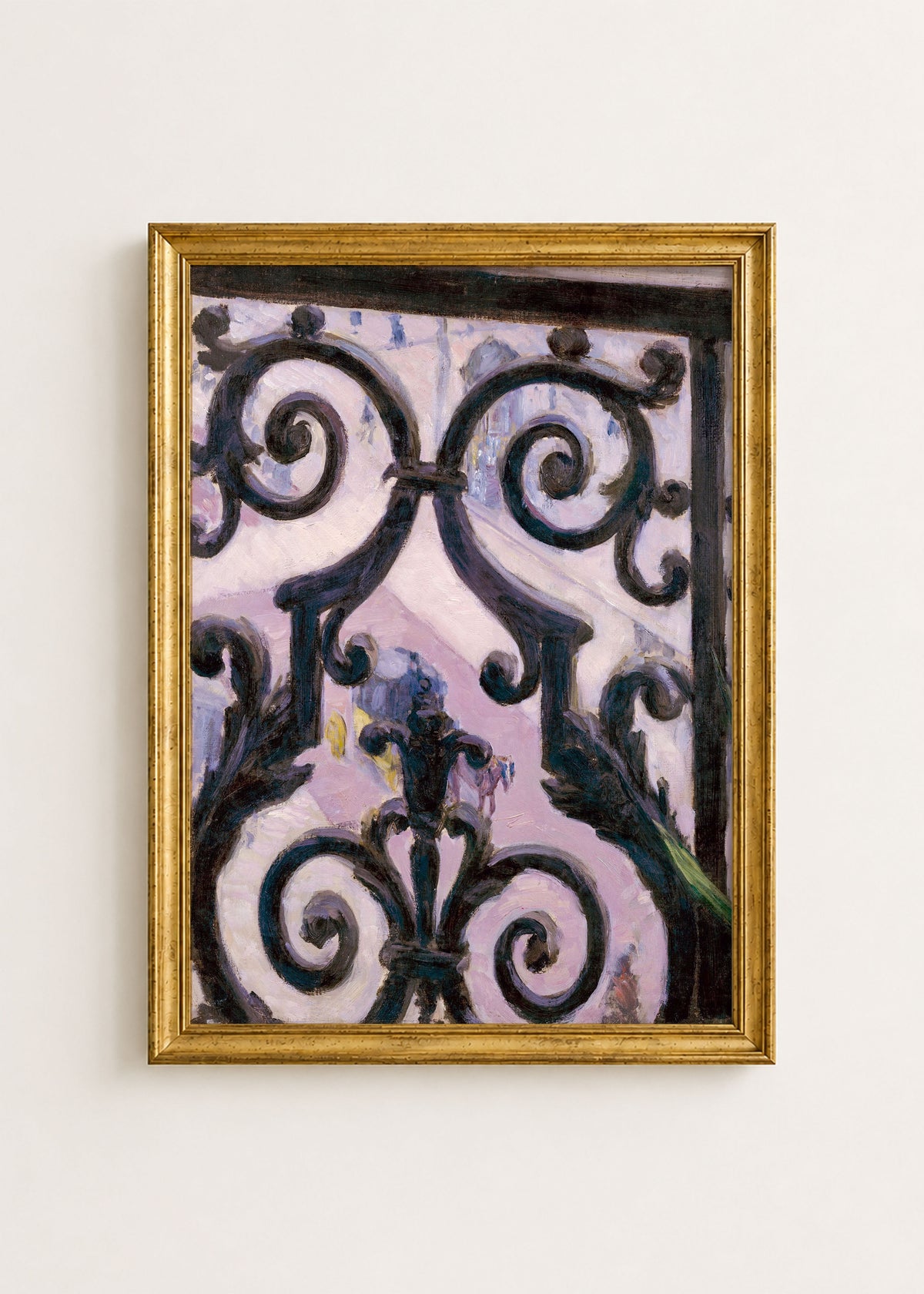 View Through French Balcony Poster