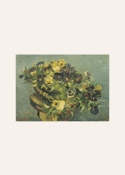 Vincent van Gogh - Basket of Pansies Poster