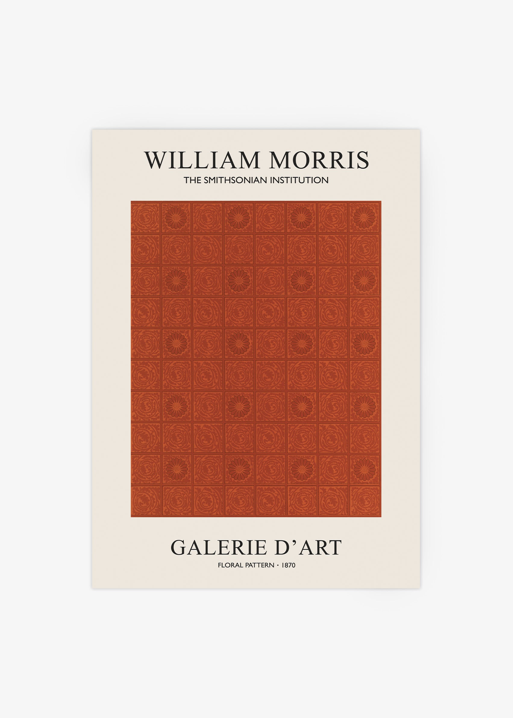 William Morris Floral Pattern 1870 Poster