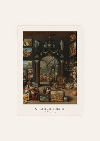 Willem van Haecht - Apelles Painting Campaspe Print