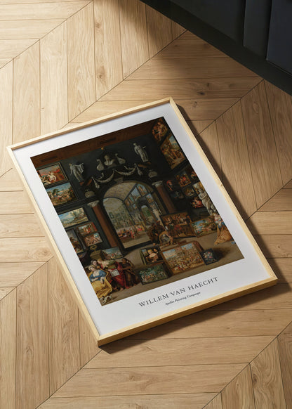 Willem van Haecht - Apelles Painting Campaspe Print