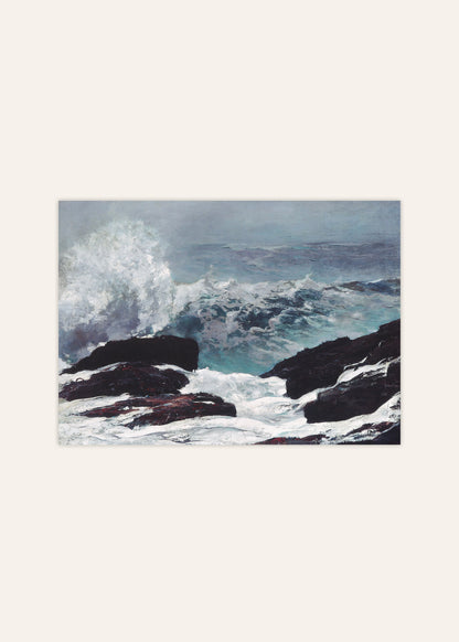 Winslow Homer - Northeaster Tide Poster