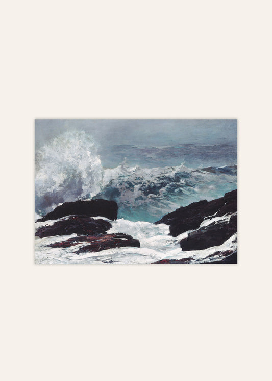 Winslow Homer - Northeaster Tide Poster